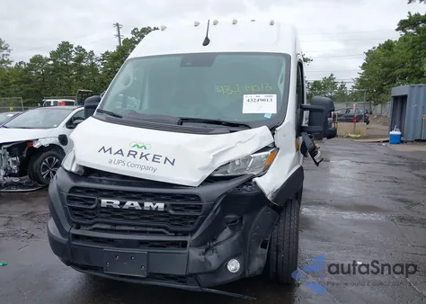 2023 Ram Promaster 2500 High Roof 159 Wb from USA, damaged, VIN 3C6LRVDG5PE558944